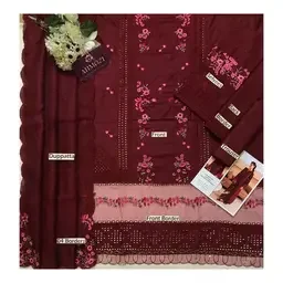 Premium Embroidered Ladies Suit - Design 076