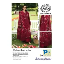 Premium Embroidered Ladies Suit - Design 060