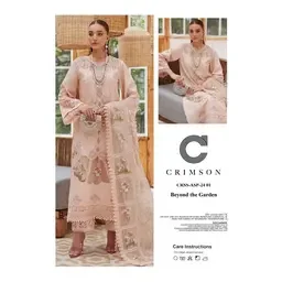 Premium Embroidered Ladies Suit - Design 034