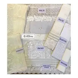 Premium Embroidered Ladies Suit - Design 018
