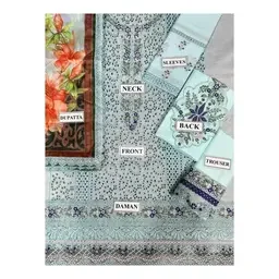 Premium Embroidered Ladies Suit - Design 010