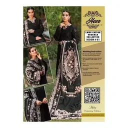 Premium Embroidered Ladies Suit - Design 002