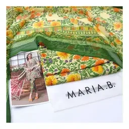 Mix Brand 3pc Lawn Collection with Chiffon Dupatta - Design 021