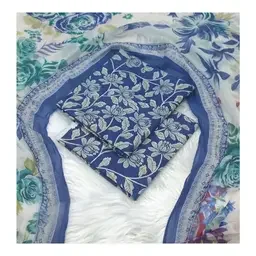 Mix Brand 3pc Lawn Collection with Chiffon Dupatta - Design 015