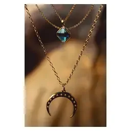 Royal Blue Zircon Necklace Set